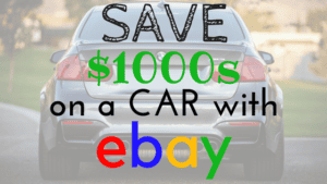 how to buy a car on ebay