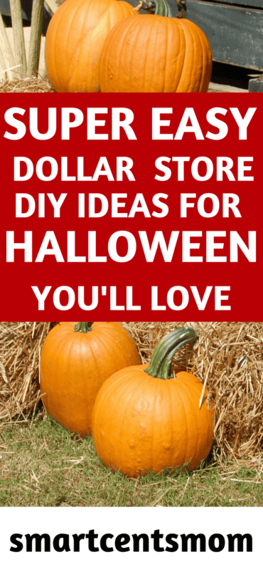 easy dollar store diy decor for halloween