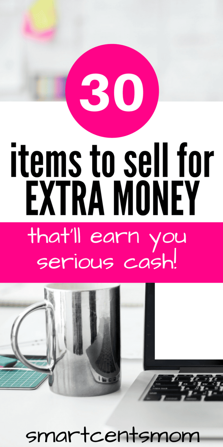 Items to sell online and make quick cash?! YASSS! I totally needed this list. I didn't realize there are so many ways to make quick cash from home. There are great ideas of things to make and sell for profit. Don't miss the (stuff around your house) things to sell online that make money fast!