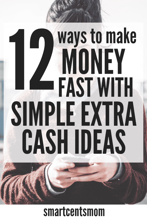 Make Money Fast Online: Seriously who couldn't use some extra cash? Sometimes we need money NOW! Check out how to make 100 dollars fast without a job. This list of simple side hustle ideas are a great way to make extra cash.