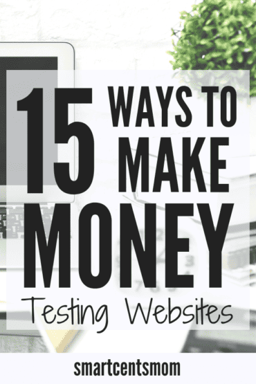 Find the best ways to make money fast at home on your computer by testing websites. I found 15 companies that let you test websites and apps with an internet connection. #waystomakemoney