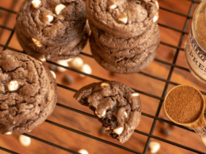 Double Espresso Chocolate Cookies for holiday festivals