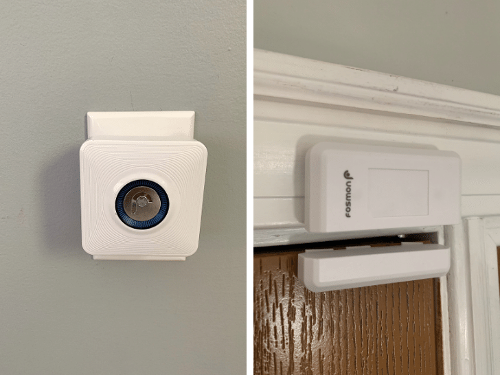 wireless door chime to keep toddler from walking out the front door