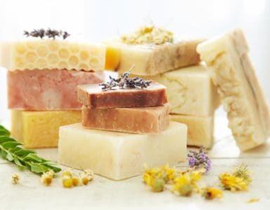 handmade soap is a smart choice to sell at farmers markets