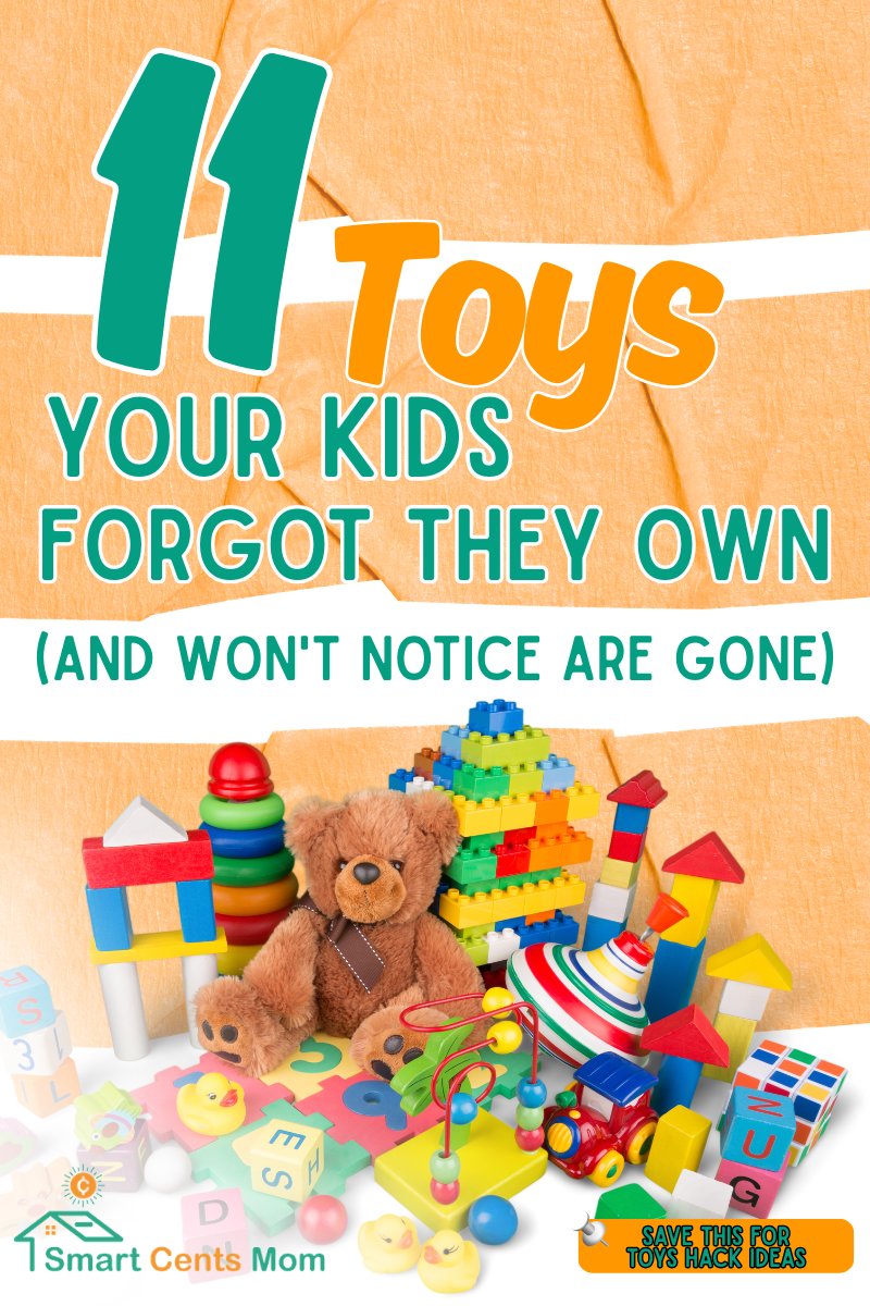 Toys to get rid of without kids noticing: list of 11 forgotten toy categories buried in storage that can quietly go.
