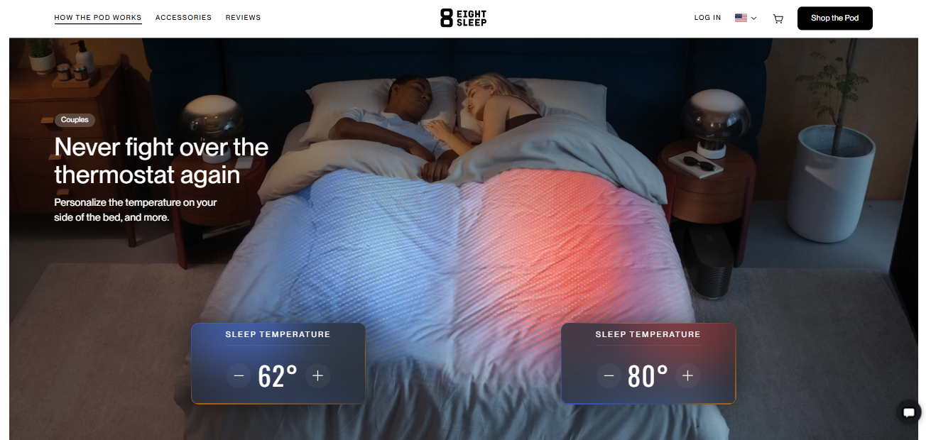 Eight Sleep Pod fixes a hot bed.